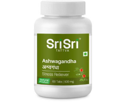 Ashwagandha Sri Sri Tattva, 60 comprimés