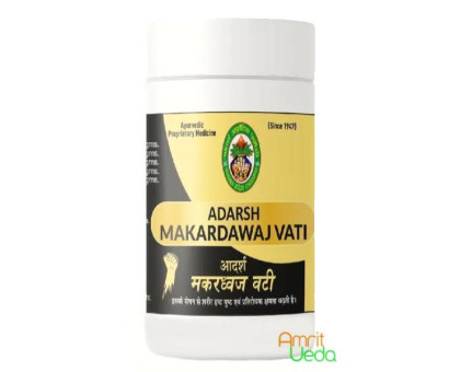 Makardhwaj vati Adarsh Ayurvedic, 10 grammes ~ 80 comprimés