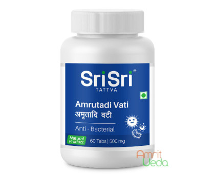 Amrutadi vati Sri Sri Tattva, 60 comprimés