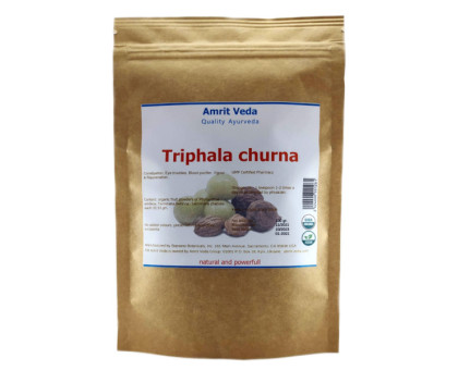 Triphala poudre organic Amrit Veda, 100 grammes