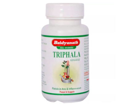 Triphala Guggulu Baidyanath, 80 comprimés - 25 grammes