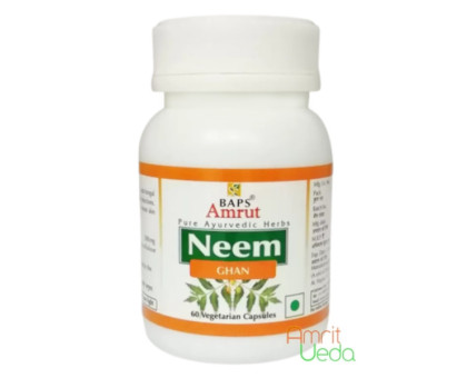 Neem extrait BAPS Amruth, 60 capsules