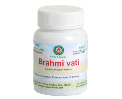 Brahmi vati Adarsh Ayurvedic, 40 grams ~ 125 tablets