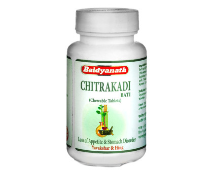 Chitrakadi bati Baidyanath, 80 comprimés - 24 grammes