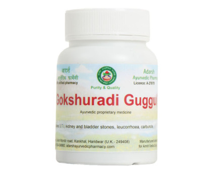 Gokshuradi Guggul Adarsh Ayurvedic, 40 grammes ~ 100 comprimés