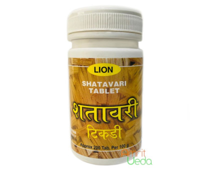 Shatavari Lion, 100 grammes ~ 200 comprimés