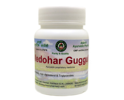 Medohar Guggul Adarsh Ayurvedic, 40 grammes ~ 100 comprimés