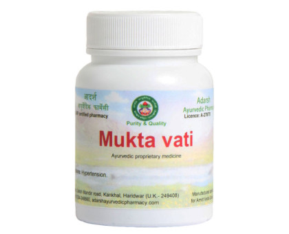 Mukta vati Adarsh Ayurvedic, 40 grammes ~ 110 comprimés