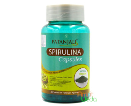 Spirulina Patanjali, 60 capsules