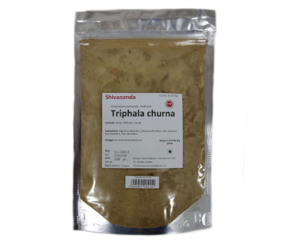 Triphala poudre Shivananda, 100 grammes