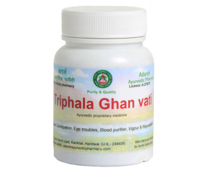 Triphala extrait Adarsh Ayurvedic, 100 grammes ~ 200 comprimés