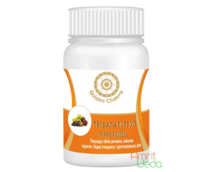 Triphala Guggul Golden Chakra, 60 tablets