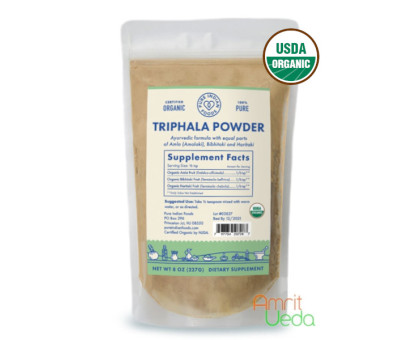 Triphala poudre Pure Indian Foods, 227 grammes