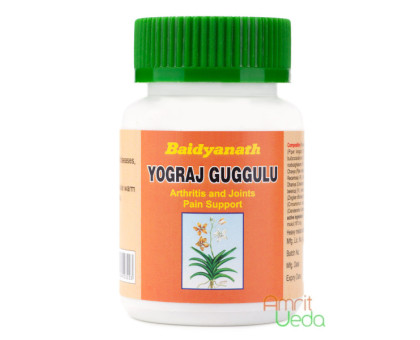 Yogaraj Guggul (Yograj Guggulu) Baidyanath, 100 comprimés - 45 grammes