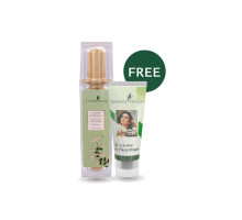 Combo — Crème Hydratante White Water Lily-Jasmine + Nettoyant Visage Tulsi Neem, 100 ml + 50 grammes