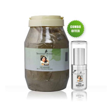 Combo — Poudre de Henné Shahair + Retouche Capillaire Touch-Up Plus Noir, 1000 grammes + 7.5 grammes