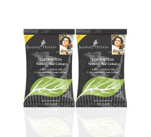 Coloration Capillaire Natural Colourveda Brun Noirâtre, 2x100 grammes