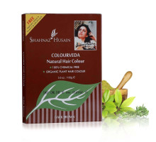 Teinture Capillaire Natural Colourveda Brun Foncé, 100 grammes
