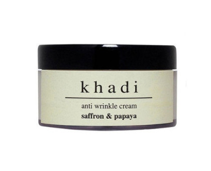 Anti wrinkle cream Saffron & Papaya Khadi, 50 grammes