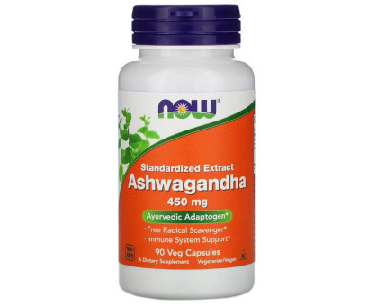 Ashwagandha extrait 450 mg Now Foods, 90 capsules