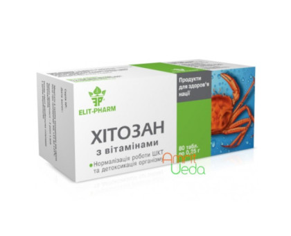 Chitosan with vitamins Elit-Pharm, 80 comprimés