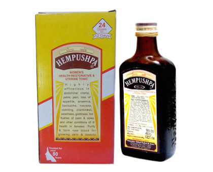 Hempushpa Rajwaidya, 170 ml + Hemtab comprimés