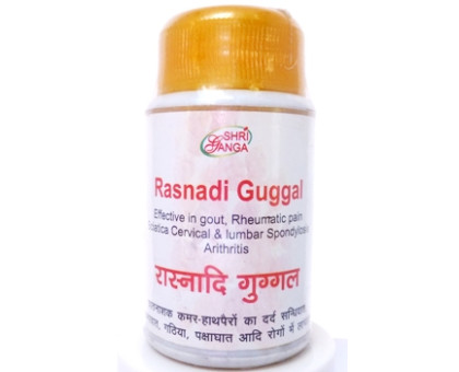 Rasnadi Guggul Shri Ganga, 50 grammes - 100 comprimés - 100 comprimés