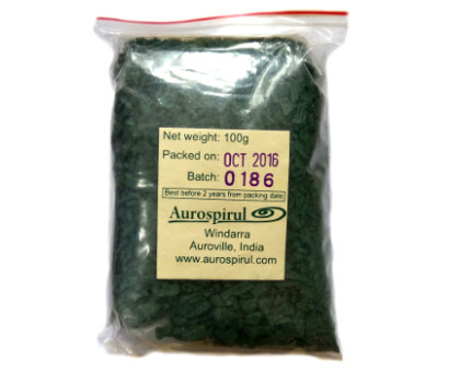 Spirulina crunches Aurospirul, 100 grams